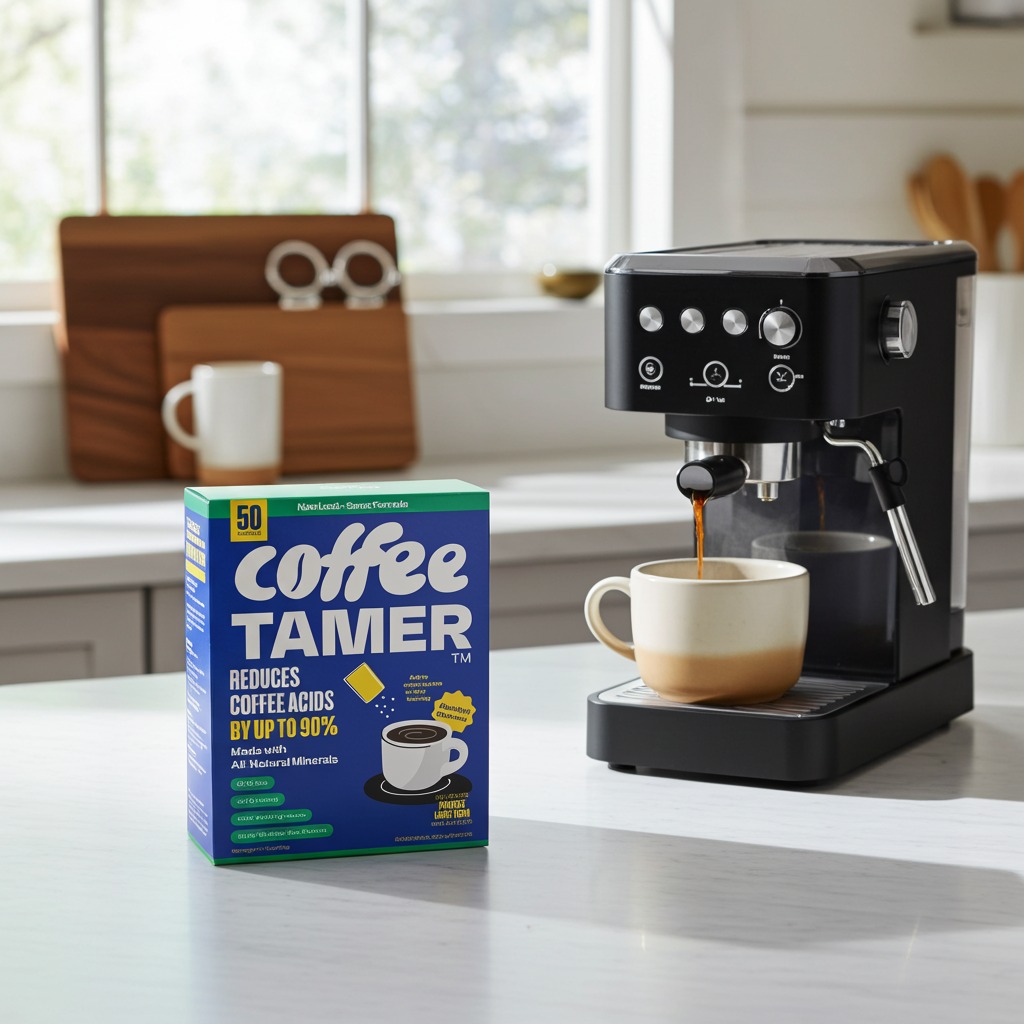 Coffee Tamer Coffee Acid Reducer - Make Any Coffee Low Acid