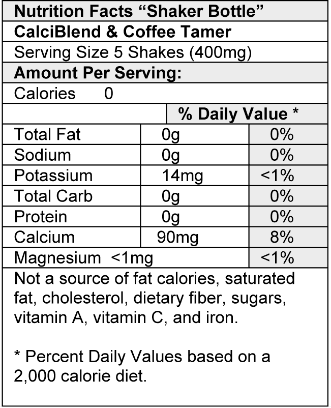 CalciBlend_Shaker_Nutrition_Label